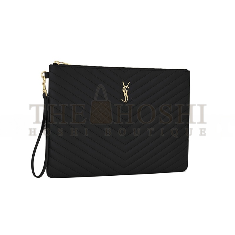 Y51 CASSANDRE MATELASSÉ DOCUMENT HOLDER IN LEATHER 440222CWU011000 (36*24.5*2.5cm) Master Quality